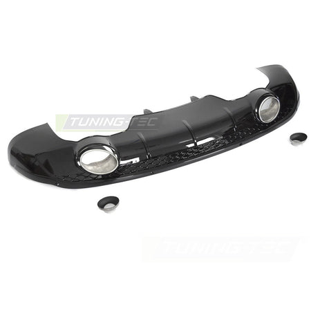 Diffusor Twin Outlet PDC Nero Lucido Sport Style per Audi Q5 8R (2012-2016)
