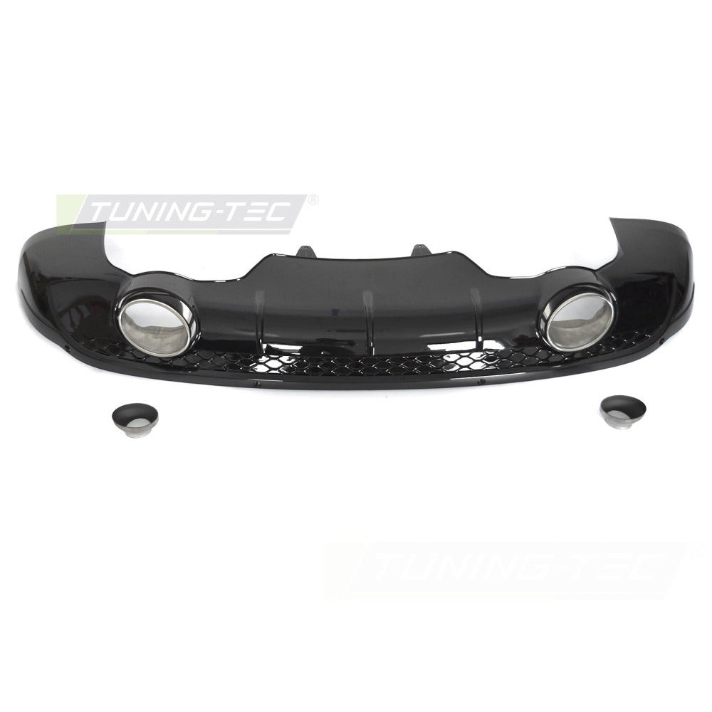 Diffusor Twin Outlet PDC Nero Lucido Sport Style per Audi Q5 8R (2012-2016)