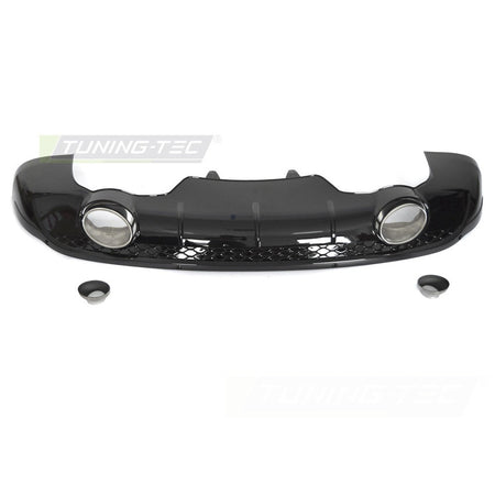 Diffusor Twin Outlet PDC Nero Lucido Sport Style per Audi Q5 8R (2012-2016)