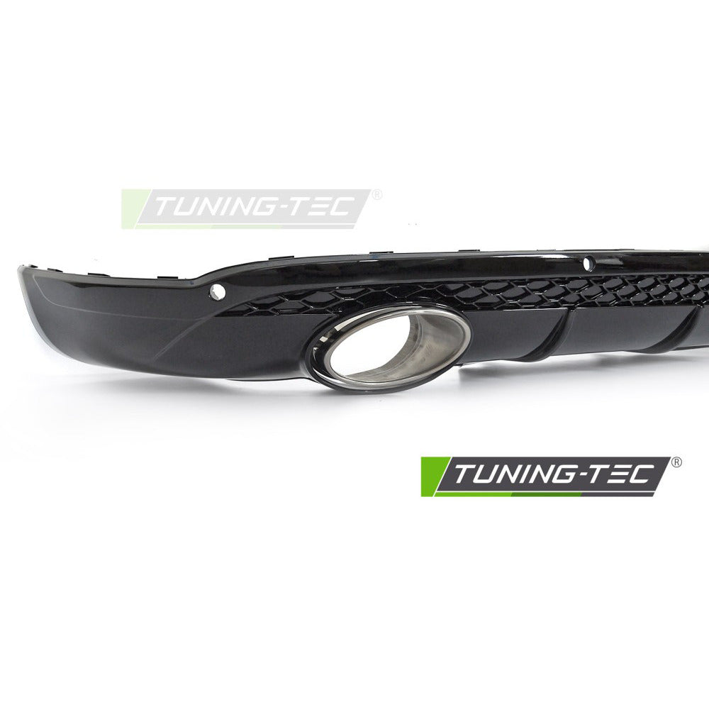 Diffusor Twin Outlet PDC Nero Lucido Sport Style per Audi Q5 8R (2012-2016)