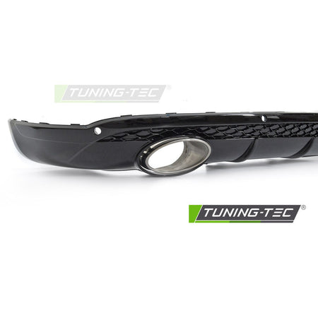 Diffusor Twin Outlet PDC Nero Lucido Sport Style per Audi Q5 8R (2012-2016)