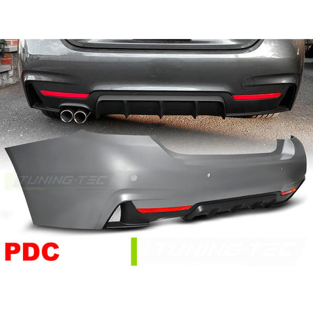 Posteriore Paraurti Performance Style PDC per BMW F32 (anni 2013-2020)