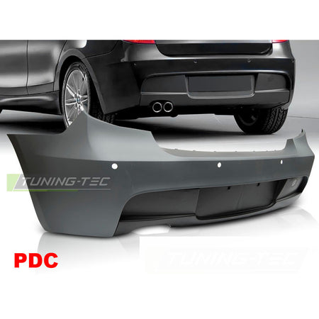 Posteriore Paraurti Sport PDC per BMW Serie 1 E81 (2004-2011) con PDC