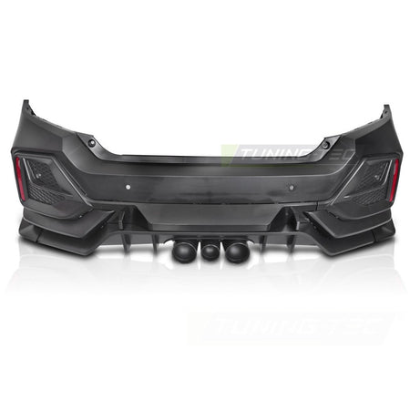 Posteriore Paraurti Sport per Honda Civic X Berlina 4D (anni 16-21)