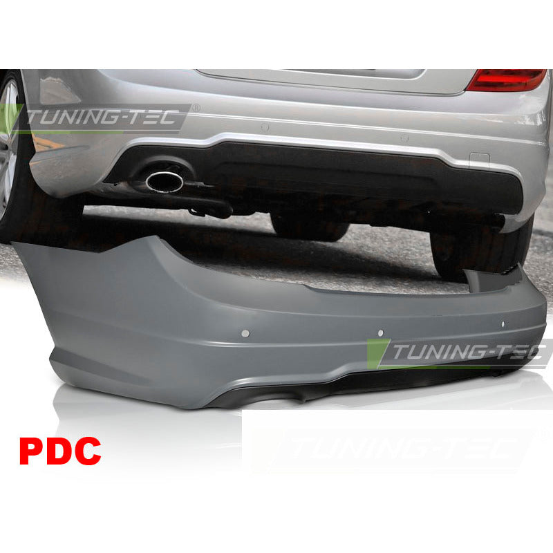 Posteriore Paraurti Sport PDC per Mercedes W204 (11-14) Berlina e Coupé