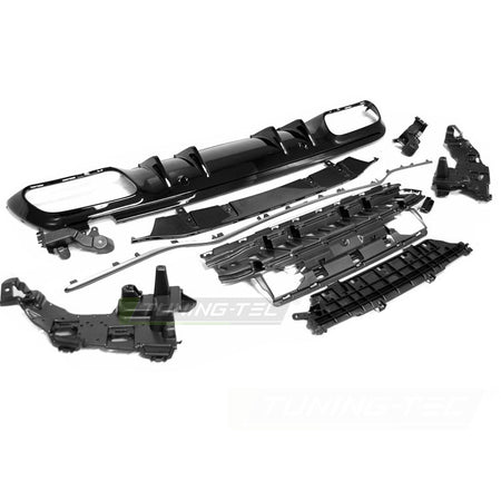 Diffusor Argento Sport per Mercedes W205 (anni 2018 e Seguenti)