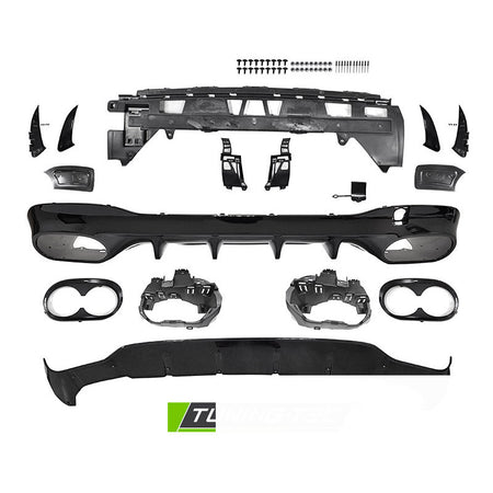 Diffusor Nero Sport per Mercedes CLA W118 (anni 2019-2023) Sport Package