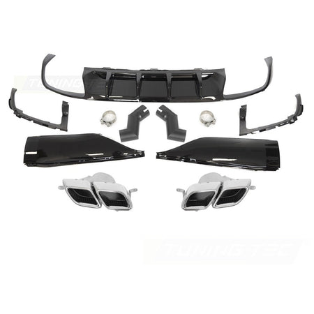 Diffusor Sport Twin Outlet per Volkswagen Arteon 20-24, Accessorio Tuning Auto