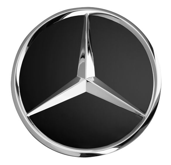 Emblema Originale Mercedes con Placca per Griglie GCP