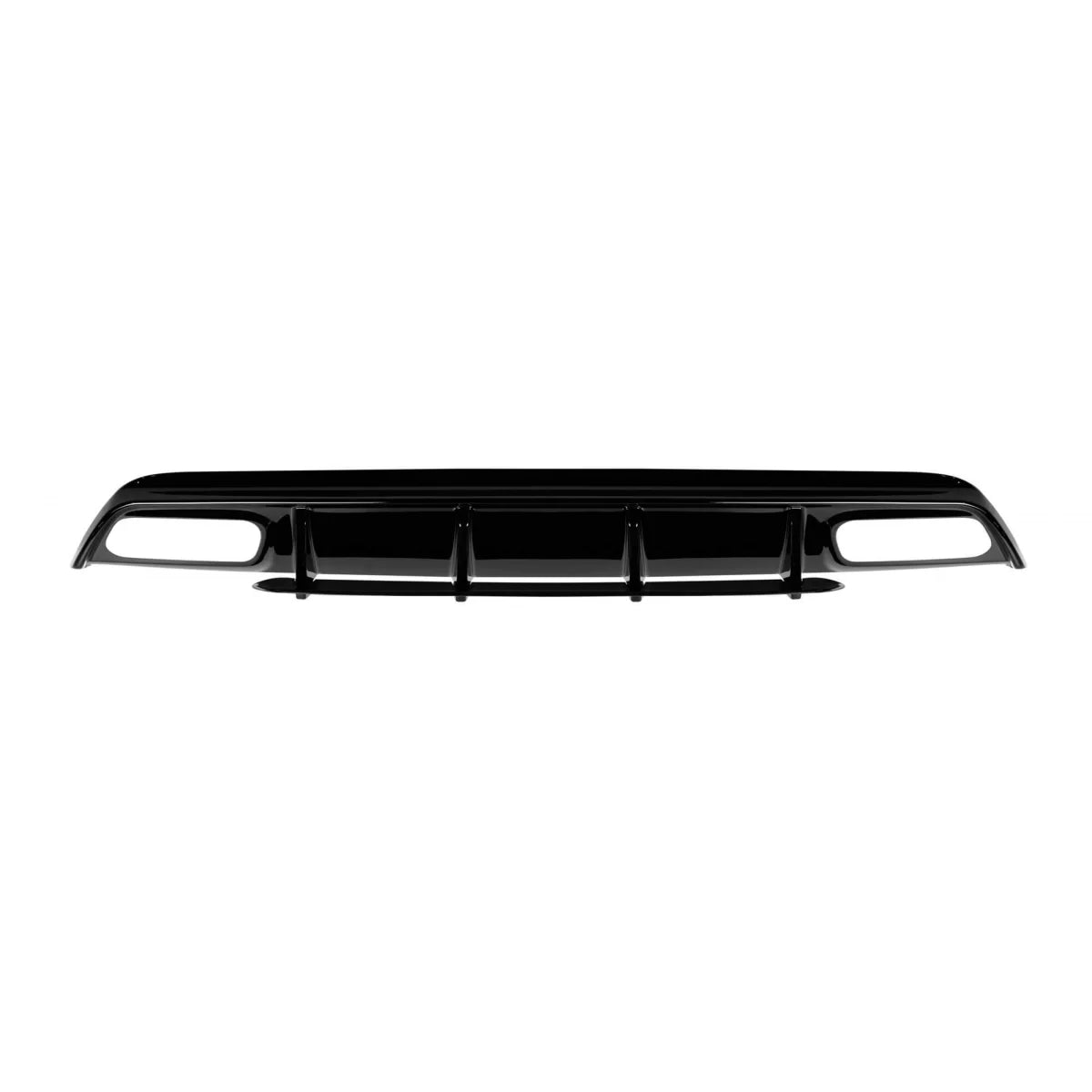 Diffusore Posteriore A45 con Terminali Neri per Mercedes Classe A W176 2015-2018