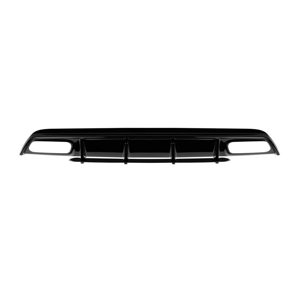 Diffusore Posteriore A45 con Terminali Neri per Mercedes Classe A W176 2015-2018