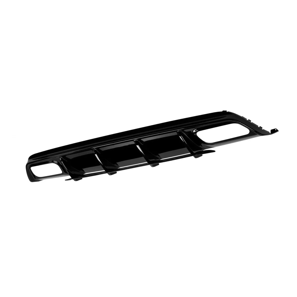 Diffusore Posteriore A45 con Terminali Neri per Mercedes Classe A W176 2015-2018