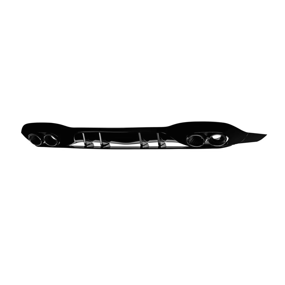 Diffusore Posteriore con Terminali Neri per Mercedes Classe A W177 dal 2018