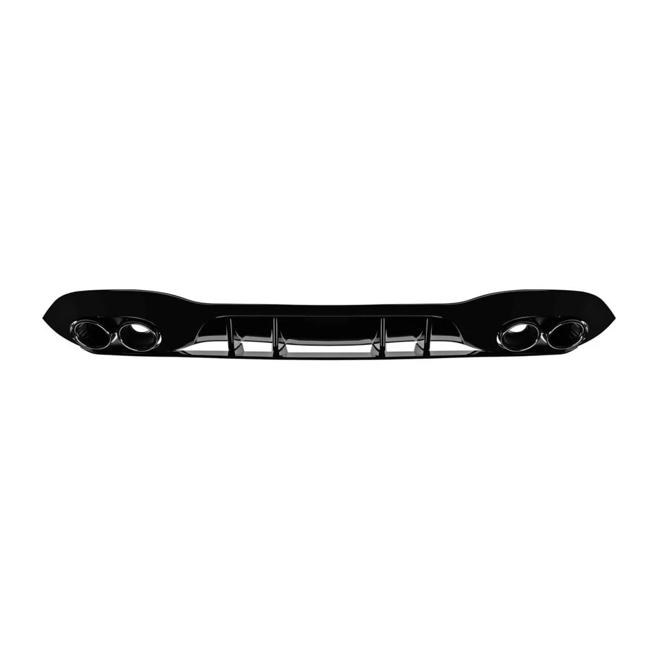 Diffusore Posteriore con Terminali Neri per Mercedes Classe A W177 dal 2018