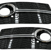 Griglie FENDINEBBIA SQ5 Look per AUDI Q5 SUV 8R Restyle 2012-2016 Nero-Cromate