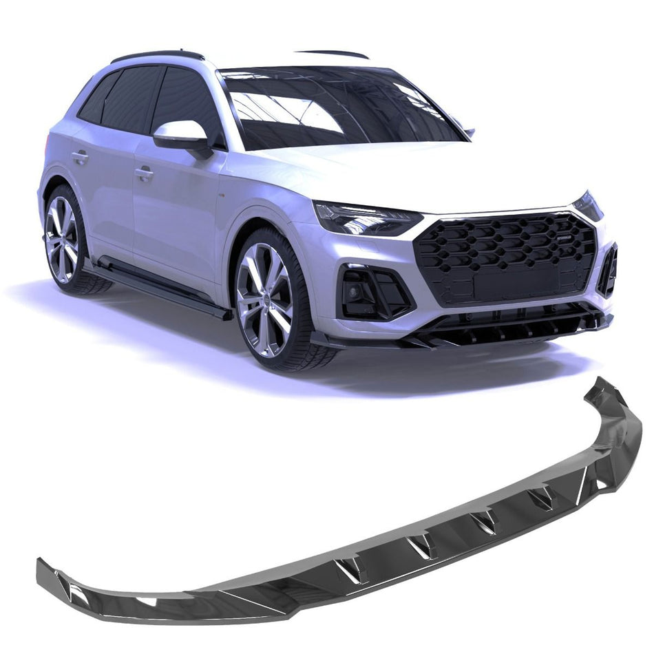 Splitter Anteriore per Audi Q5 S-Line Mk2 Restyling SQ5 2020-2024