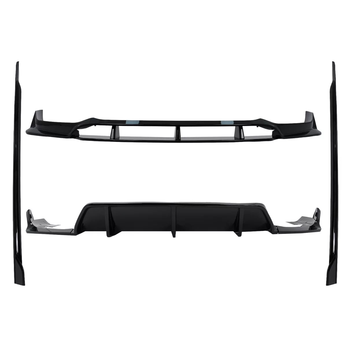 Body Kit Aero M-tech Nero Knight Design Lucido per BMW X6 G06 2019-2023