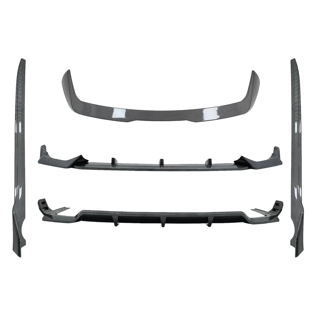Body Kit Aerodinamico M-tech Nero Knight Effetto Carbonio per BMW X7 G07