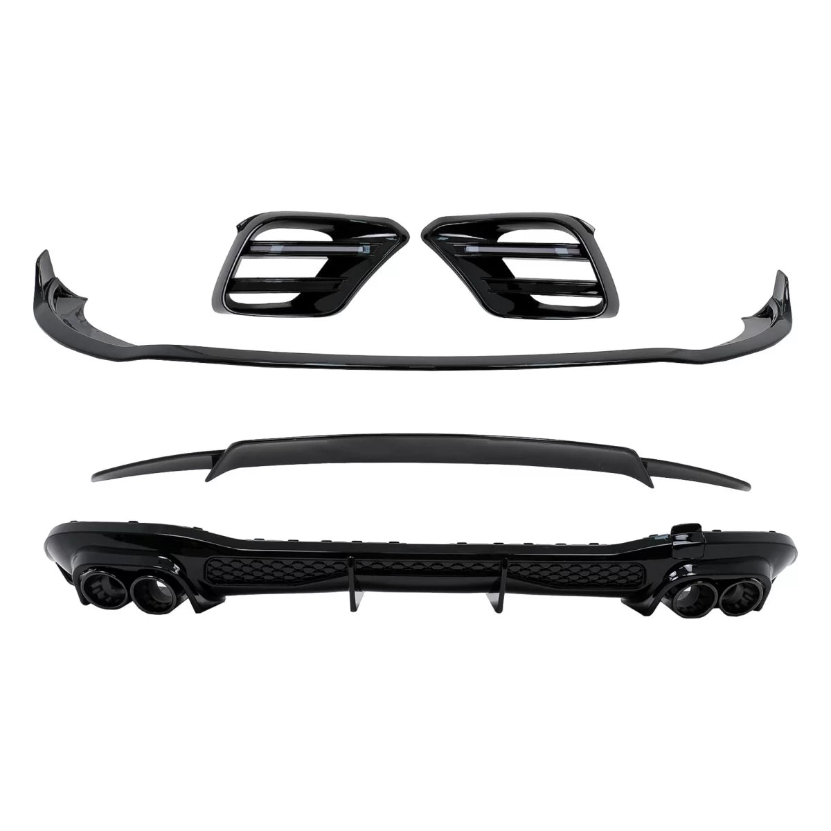 Body Kit Aerodinamico Anteriore Posteriore per Mercedes Classe S W223 Berlina