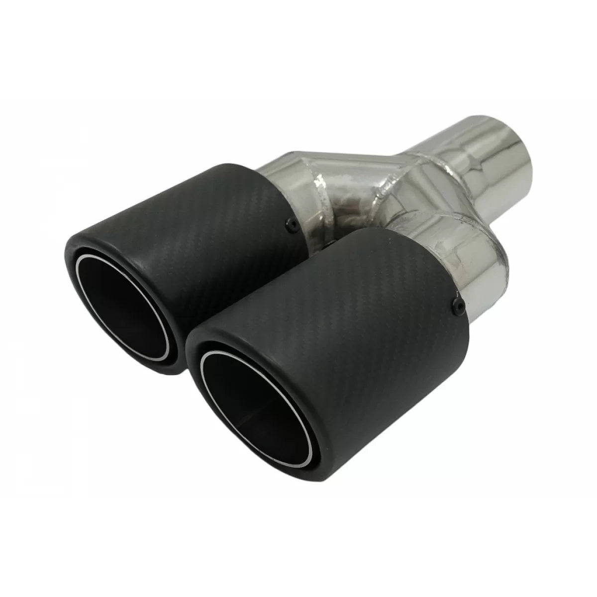 Diffusore Posteriore con Terminale Scarico Carbonio Opaco per BMW Serie 5 F10