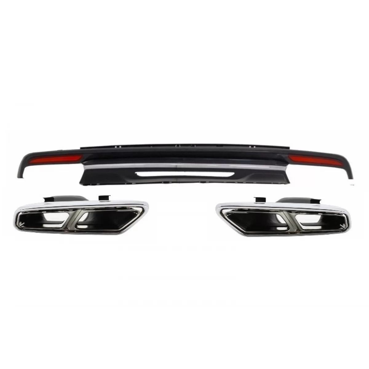 Diffusore Posteriore Scarico S65 Design per Mercedes Classe S W222 2013-2017