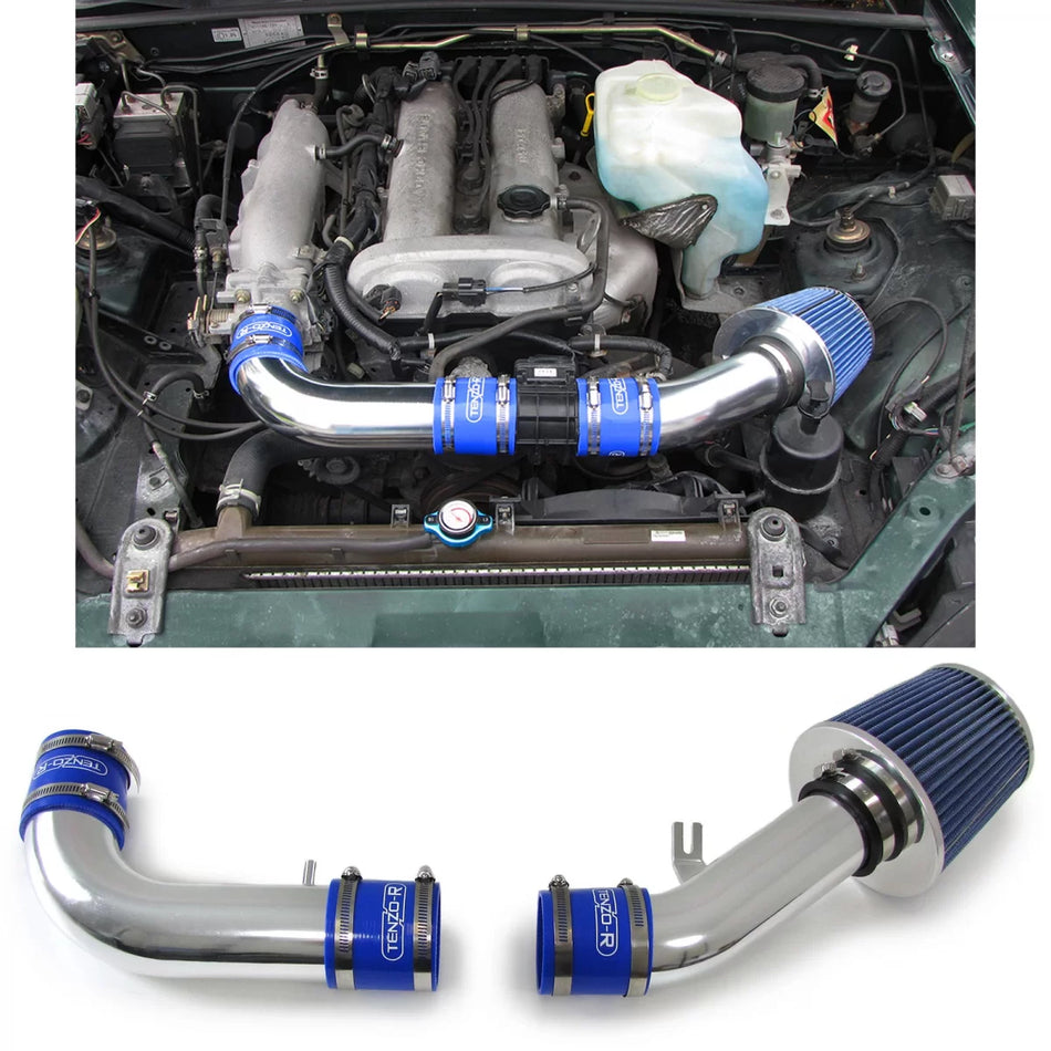 Kit Aspirazione Aria con Filtro Sportivo Blu per Mazda MX5 Nb Fl 98-05
