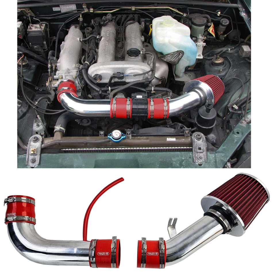 Kit Aspirazione Aria con Filtro Sportivo Rosso Tenzo-r per Mazda MX5 Nb Fl 98-05