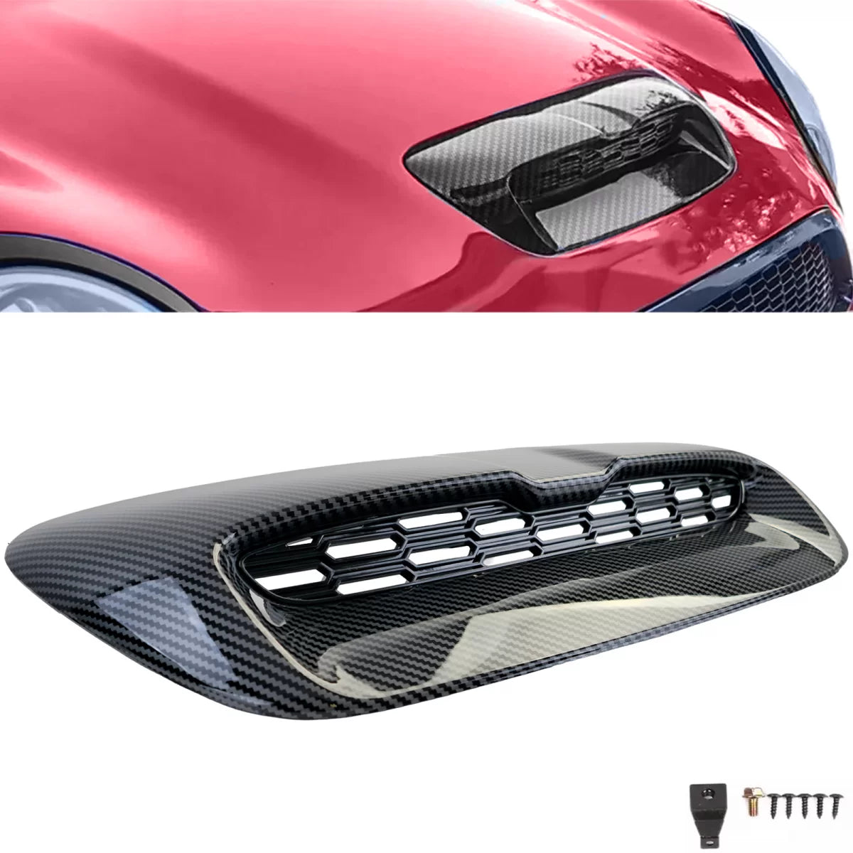 Cofano Presa Aria Effetto Carbonio per Mini Cooper S R55 R56 R57 R58