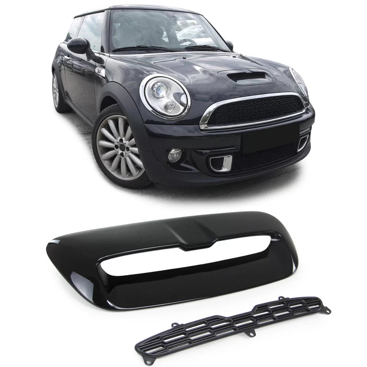 Cofano Presa Aria Lucida per Mini Cooper S R55 R56 R57 R58 R59