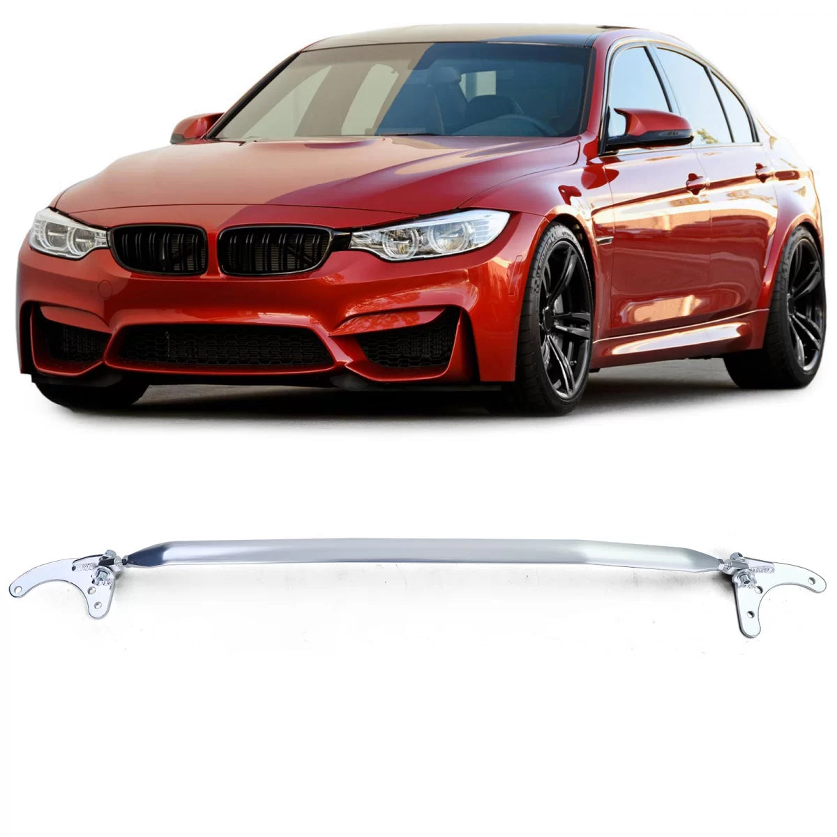 Barra Stabilizzatrice Anteriore Regolabile 3 Pezzi per BMW Serie 3 F30 F31