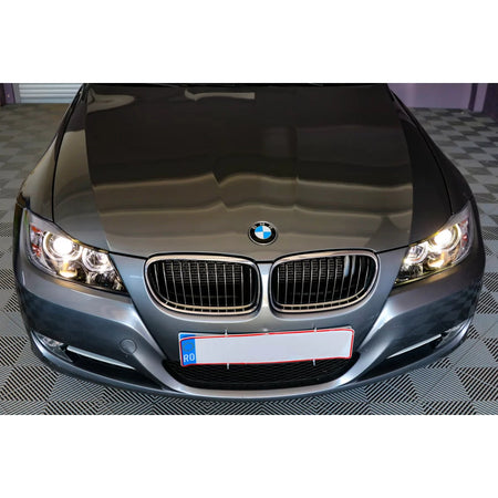 Fari Angel Eyes Anteriori Neri per BMW Serie 3 E90 E91 2005-2011