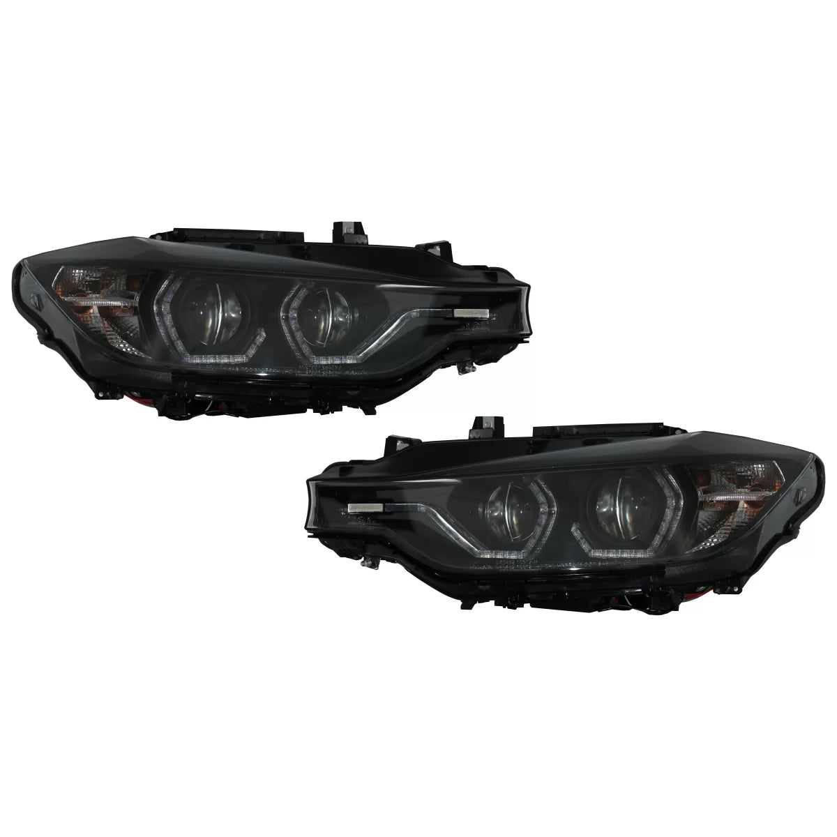 Fari Angel Eyes LED Luci Diurne Anteriori per BMW Serie 3 F30 F31 2011-2015