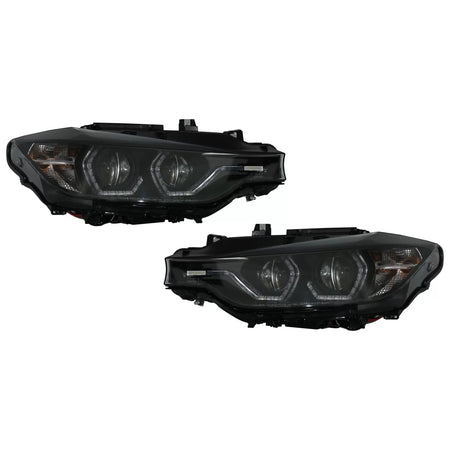 Fari Angel Eyes LED Luci Diurne Anteriori per BMW Serie 3 F30 F31 2011-2015