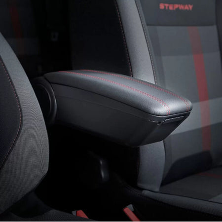 Bracciolo Armster OE1 Tr Limited con Usb Nero Cuciture Rosse per Dacia Duster
