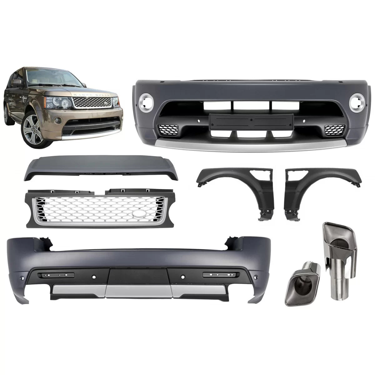 Pacchetto Autobiography con Parafanghi per Range Rover Sport 2009-2013