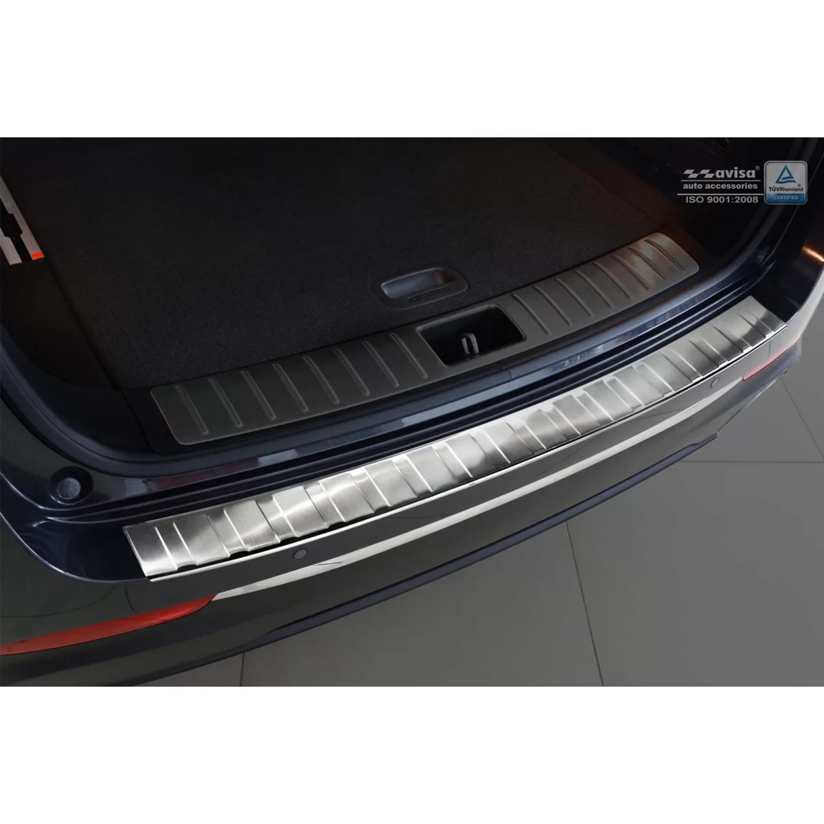 Paraurti Posteriore Protezione Cromata per Kia Optima Station Wagon 2016-2018