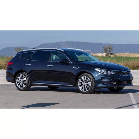 Paraurti Posteriore Protezione Cromata per Kia Optima Station Wagon 2016-2018
