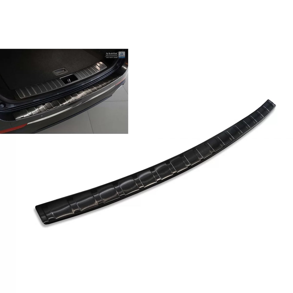 Paraurti Posteriore Protezione Nero Lucido per Kia Optima Station Wagon