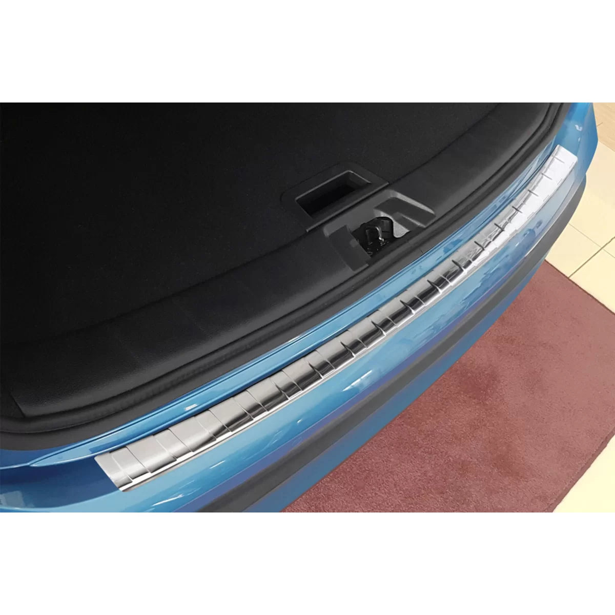 Paraurti Posteriore con Protezione Cromata per Nissan Qashqai 2017-2021