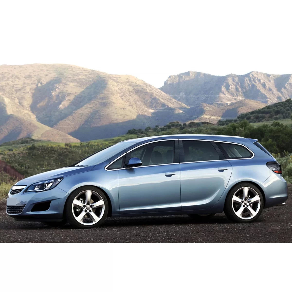 Paraurti Posteriore Protezione Cromata per Opel Astra 5 Porte 2012-2015