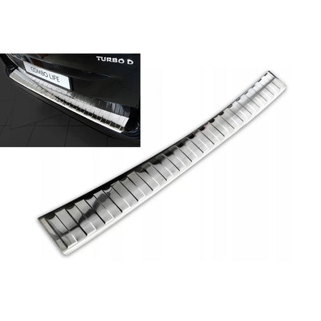 Paraurti Posteriore Protezione Cromata per Opel Combo e Life dal 2018