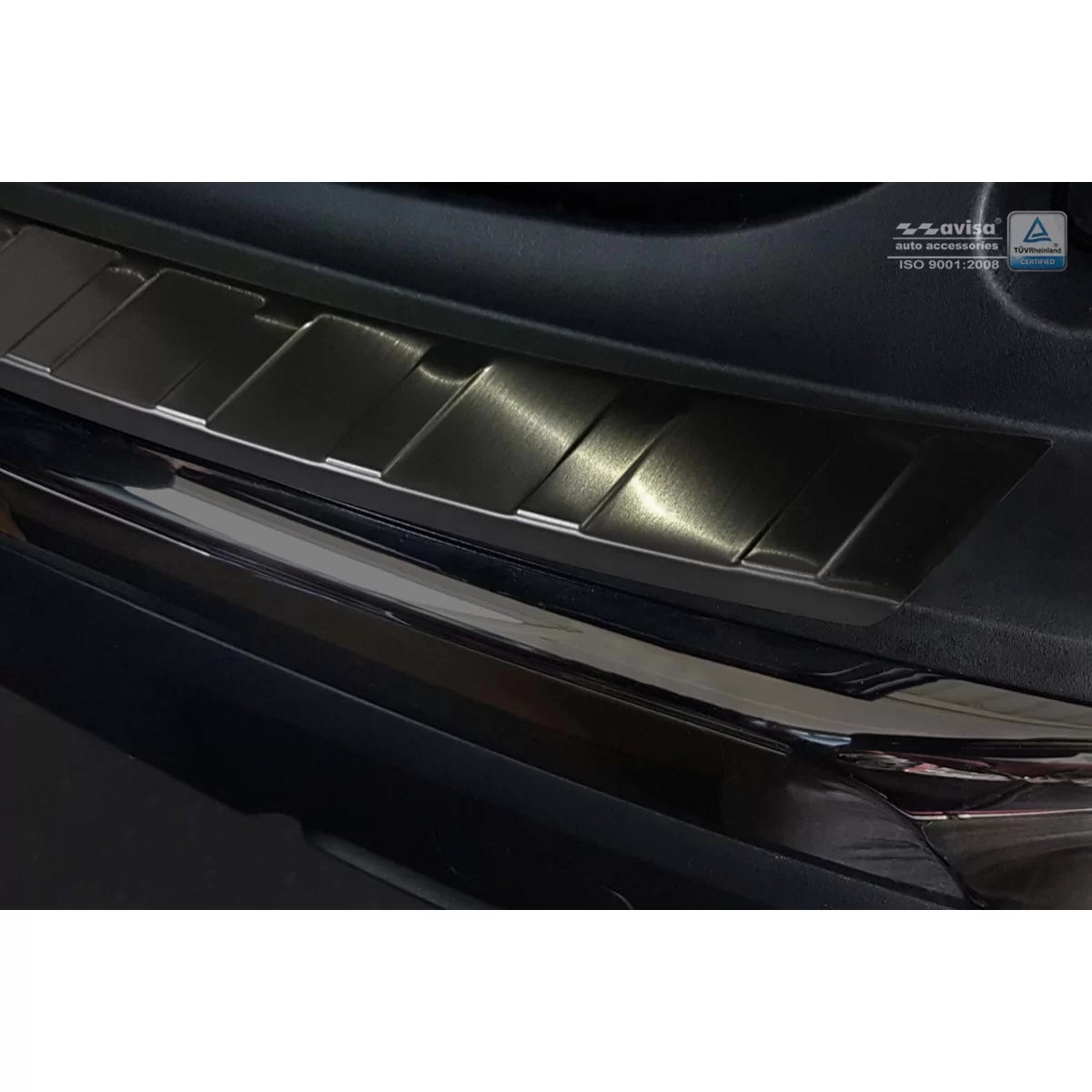 Paraurti Posteriore Protezione Nero Lucido per Peugeot 3008 dal 2016