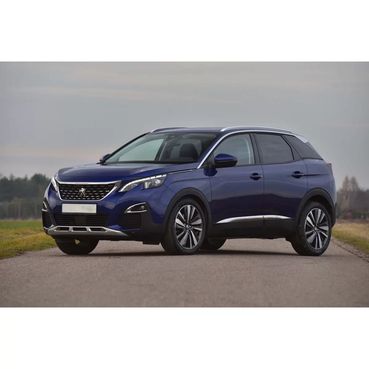 Paraurti Posteriore Protezione Nero Lucido per Peugeot 3008 dal 2016