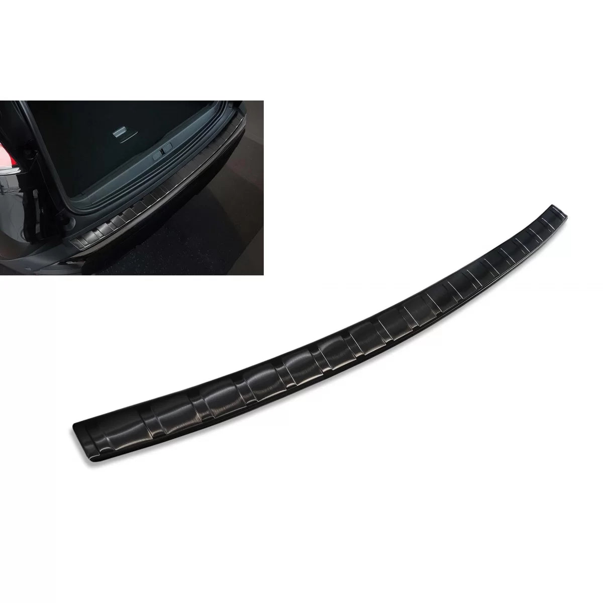 Paraurti Posteriore Protezione Nero Lucido per Peugeot 3008 dal 2016