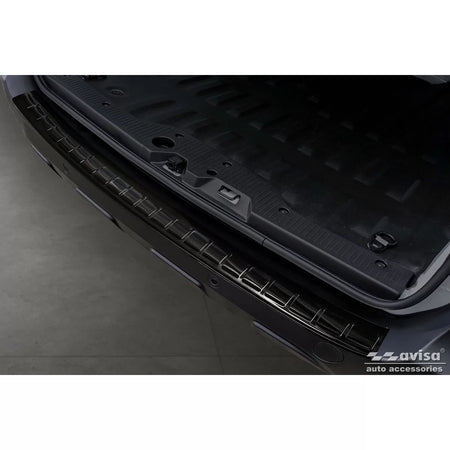 Paraurti Posteriore Protezione Nero Lucido per Renault Express Van 4 Porte