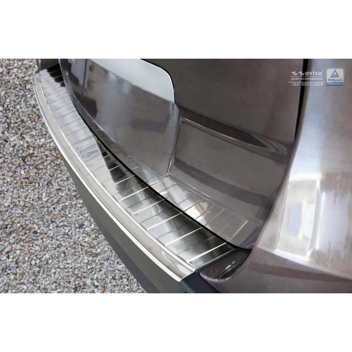 Paraurti Posteriore Protezione Cromata per Renault Scenic 2009-2016