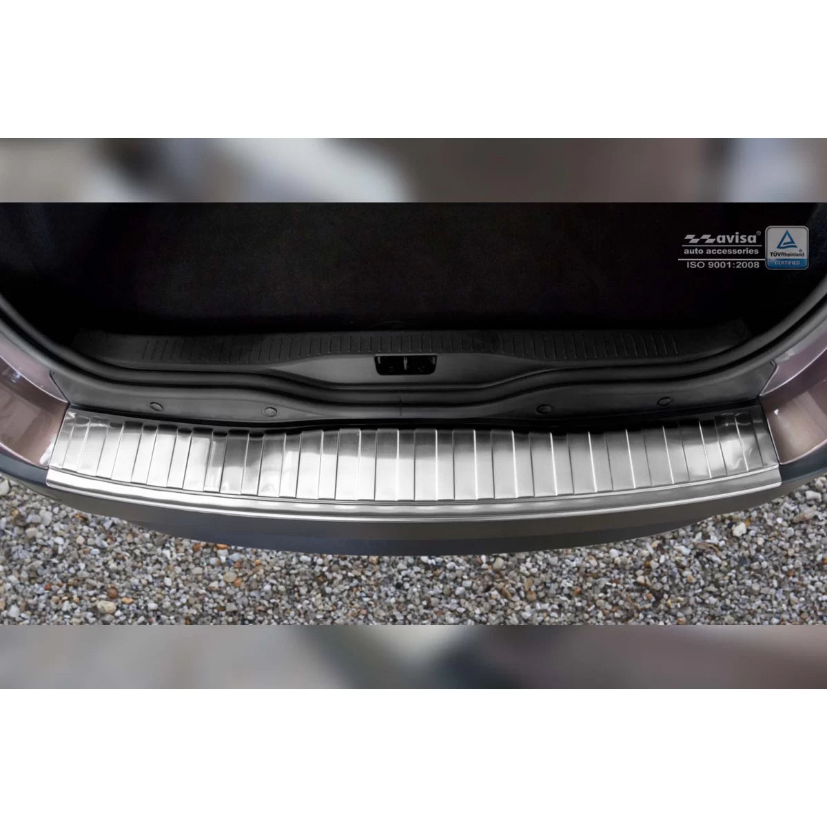 Paraurti Posteriore Protezione Cromata per Renault Scenic 2009-2016