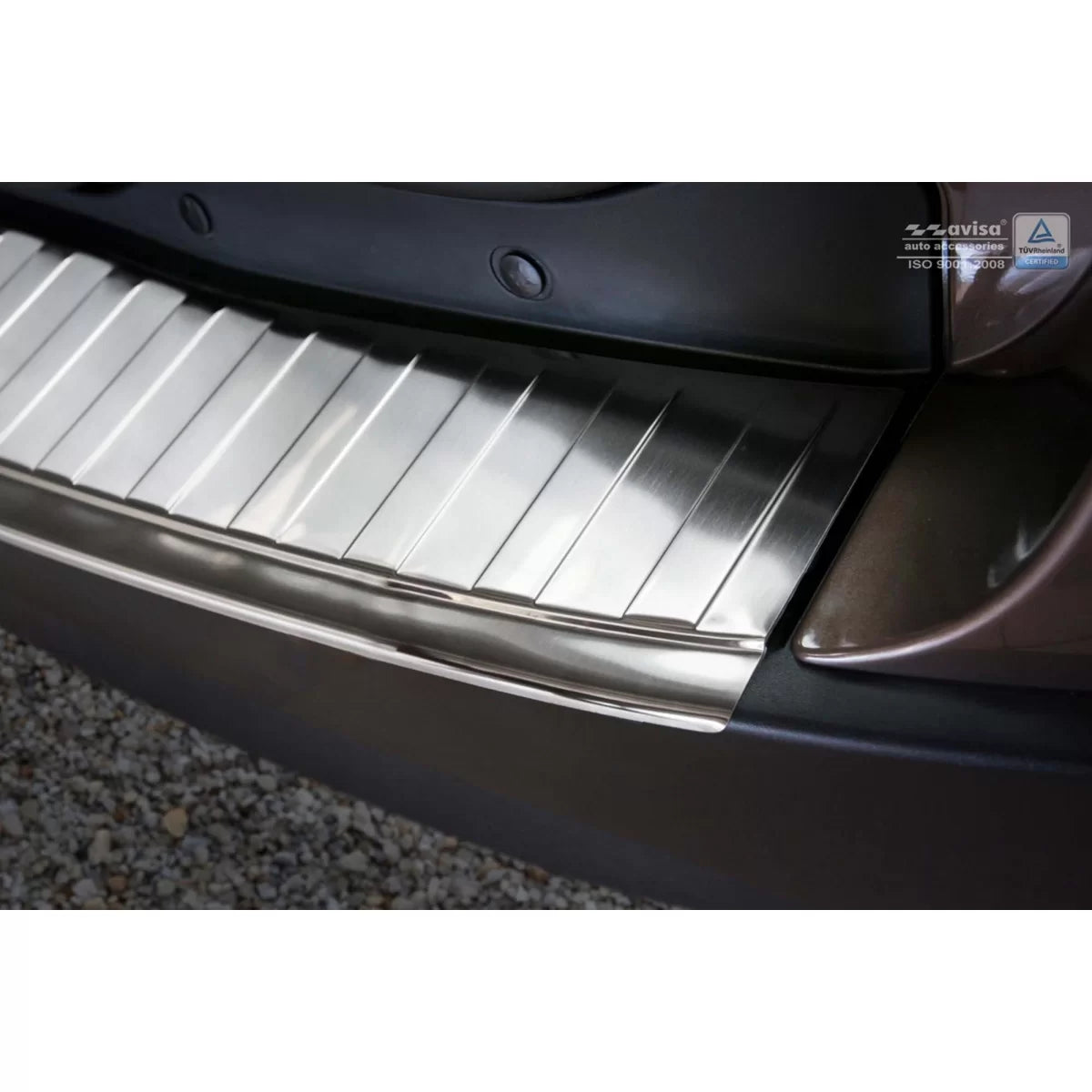 Paraurti Posteriore Protezione Cromata per Renault Scenic 2009-2016