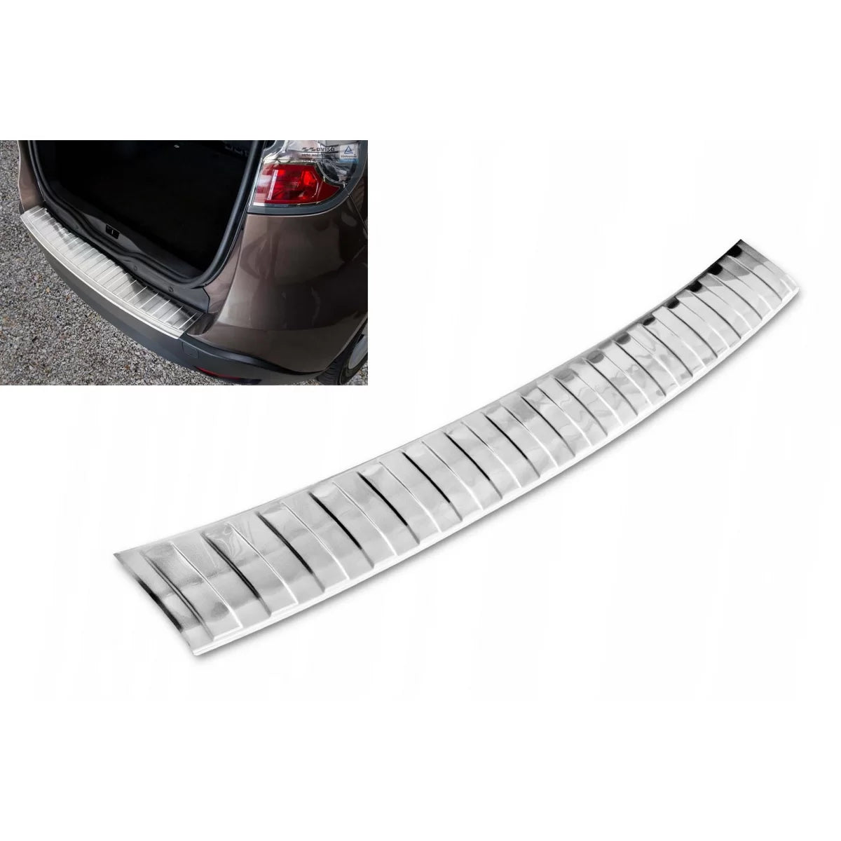 Paraurti Posteriore Protezione Cromata per Renault Scenic 2009-2016
