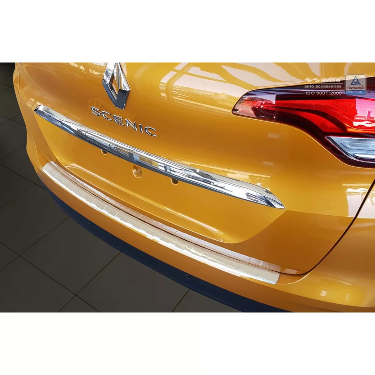 Paraurti Posteriore Protezione Cromata per Renault Scenic dal 2016